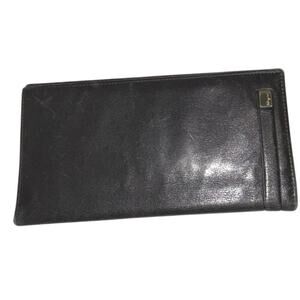 Salvatore Ferragamo Black Leather Wallet